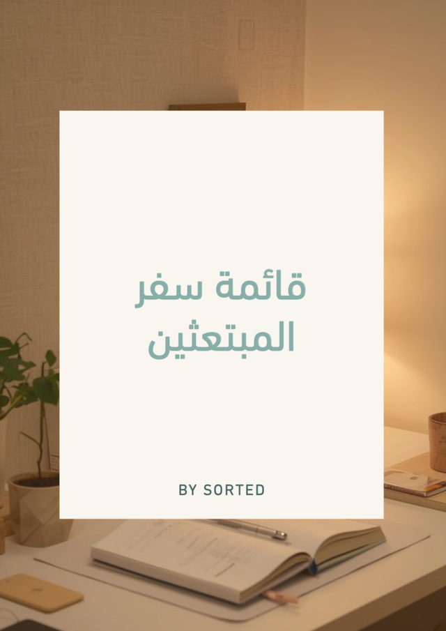 قائمة السفر للمبتعثين
