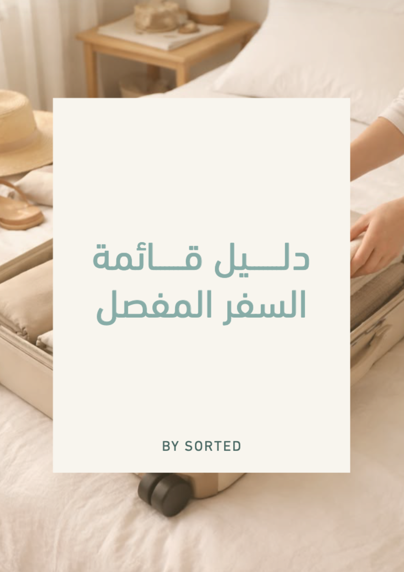 قائمة السفر المفصل